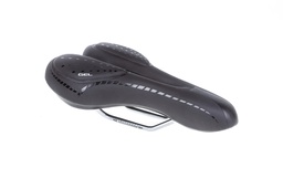 [6936116102104] Сідло TW SD-919B з отвором та гелевими вставками 280х155 мм чорне