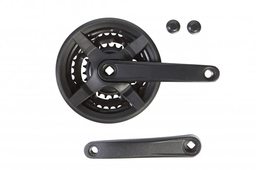 [AM-081] Шатуни TW AM-081, під квадрат, 170мм, 24-34-42Т, з захистом, чорний