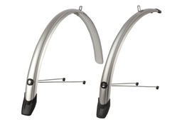[8628200002] Комплект крил POLISPORT Towny 28" (51 мм) CITY/TRECKING сріблястий
