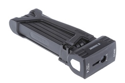 [ED2887] Велозамок ETOOK ET490L 5 х 900мм фолдінговий чорний