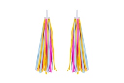 [6936116102072] Кольорові стрічки (дощик) в ручку керма ONRIDE Shine 10 (рожевий/блакитний/жовтий)