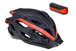 [6936116100861] Шолом ONRIDE Grip чорний/червоний M (55-58 см) + Мигалка ONRIDE Slit