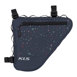 [8585053827863] Сумка в трикутник рами KLS Wedge 023, темно-синій, дизайн-конфетті