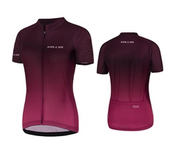 [8585053812272] Веломайка жіноча з коротким рукавом KLS Maddie 2 бордовий S