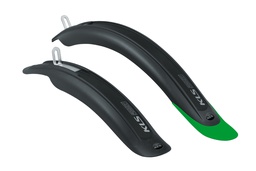 [8585019368577] Комплект крил KLS Foggy 20" чорний/зелений