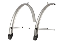 [8628100002] Комплект крил POLISPORT Towny 26" (51 мм) CITY/TRECKING сріблястий