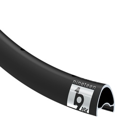 [3087R28AB0] Обід BlackJack READY 19 ASY Light 28", 622x19, 28 отв., FV, асиметричний, чорний анодований, безкаме