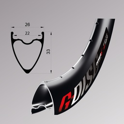 [62230502030101000001] Обід Remerx G-DISC RX 5022, 29'', 622x22, 32 отв., FV, чорн. анод.