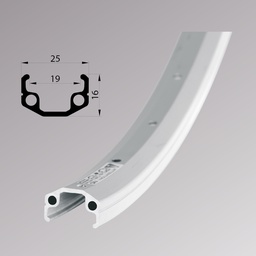 [62219001000001000001] Обід Remerx RMX 219, 29'', 622x19, 36 отв., AV, срібл.