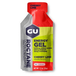 [105059] Енергетичний гель GU Energy ROCTANE Ultra Endurance Cherry Lime, 32 г (35 мг кофеїну)